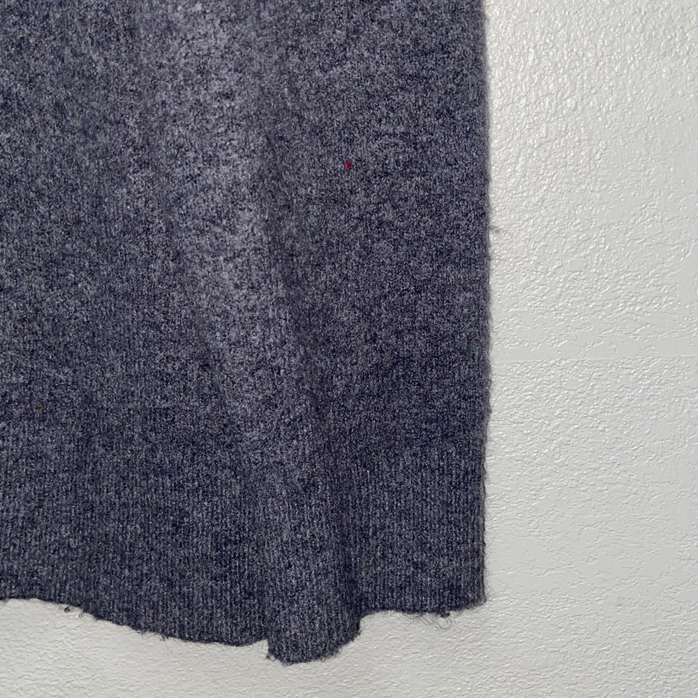 Rails Gisella Charcoal Cashmere Merino Wool Blend V-Neck Sweater 3362 - Picture 5 of 11